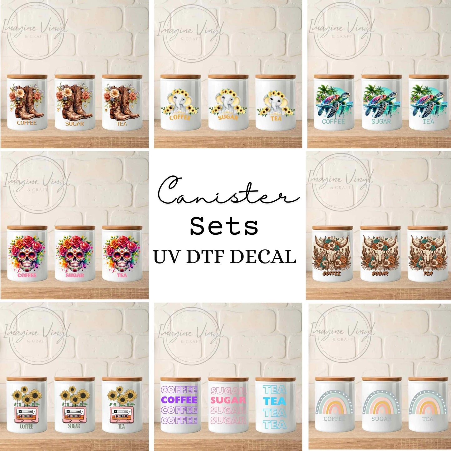 UV-DTF Print- Canister Sets