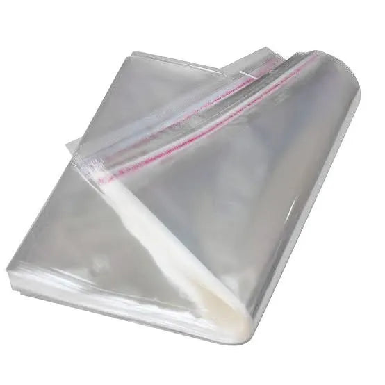 Sealable Cellophane Bags - 10 pack, A4/A3 size