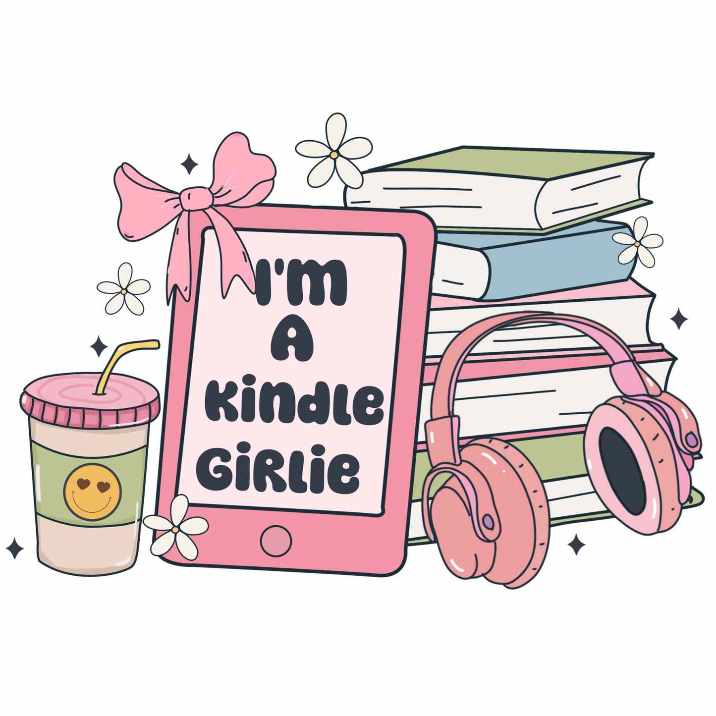 UV DTF - Pink Book Decals