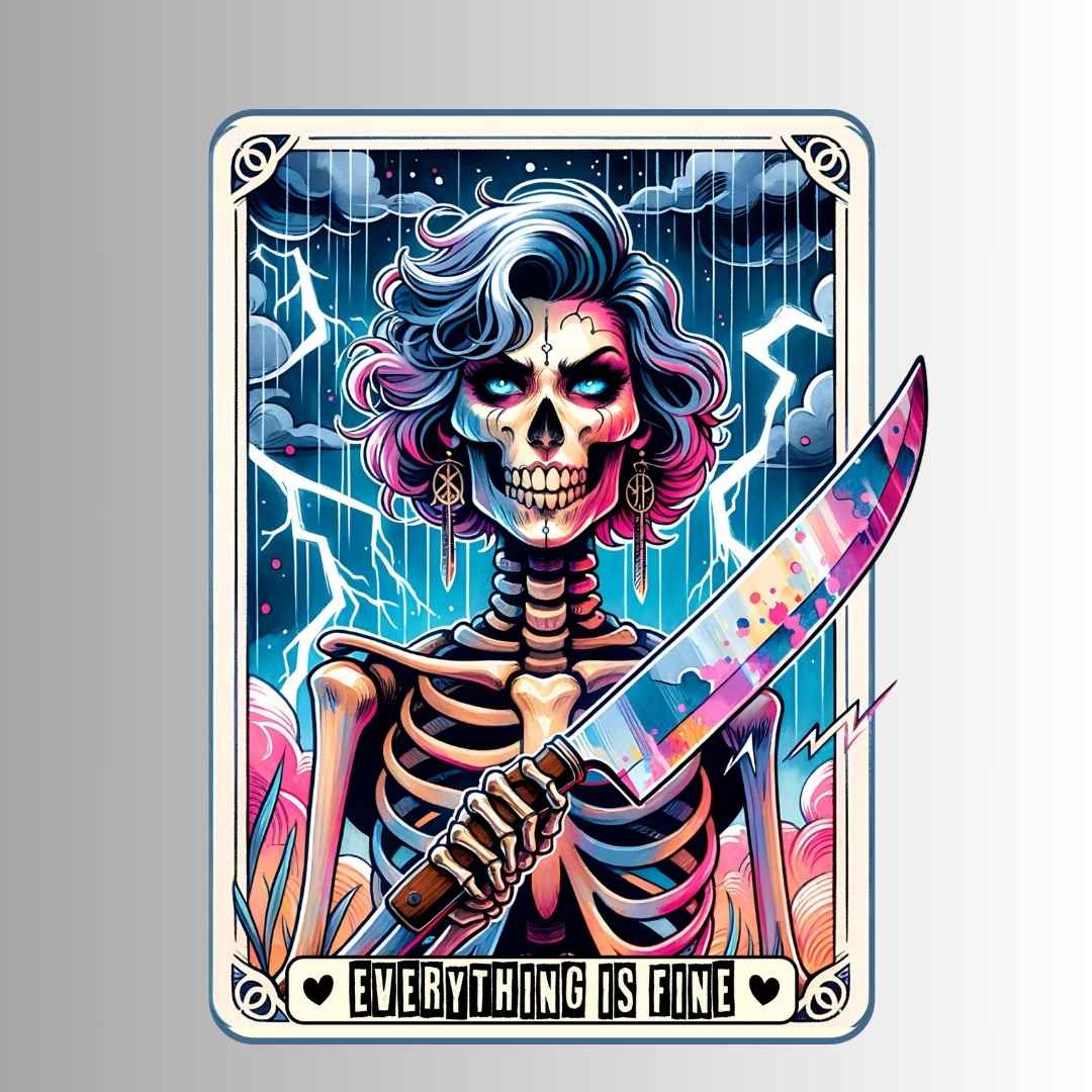 UV DTF - Tarot Card Decal