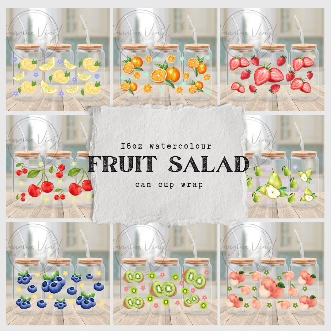 16oz UV DTF - Fruit Salad