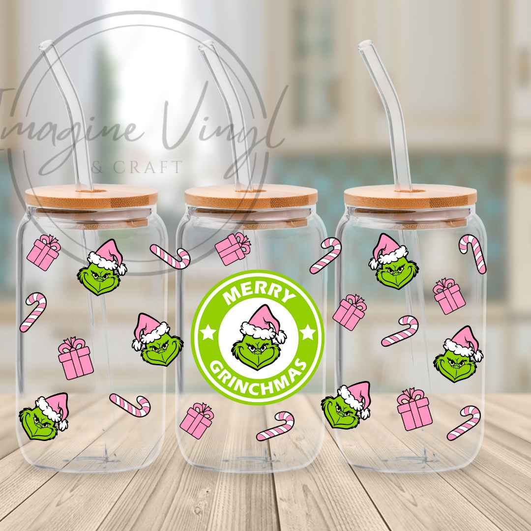 16oz Grinchmas Cup Wrap