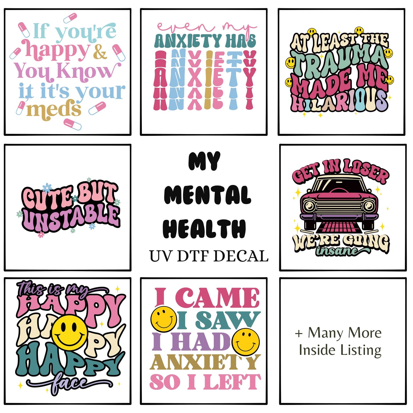 UV DTF -My Mental Health