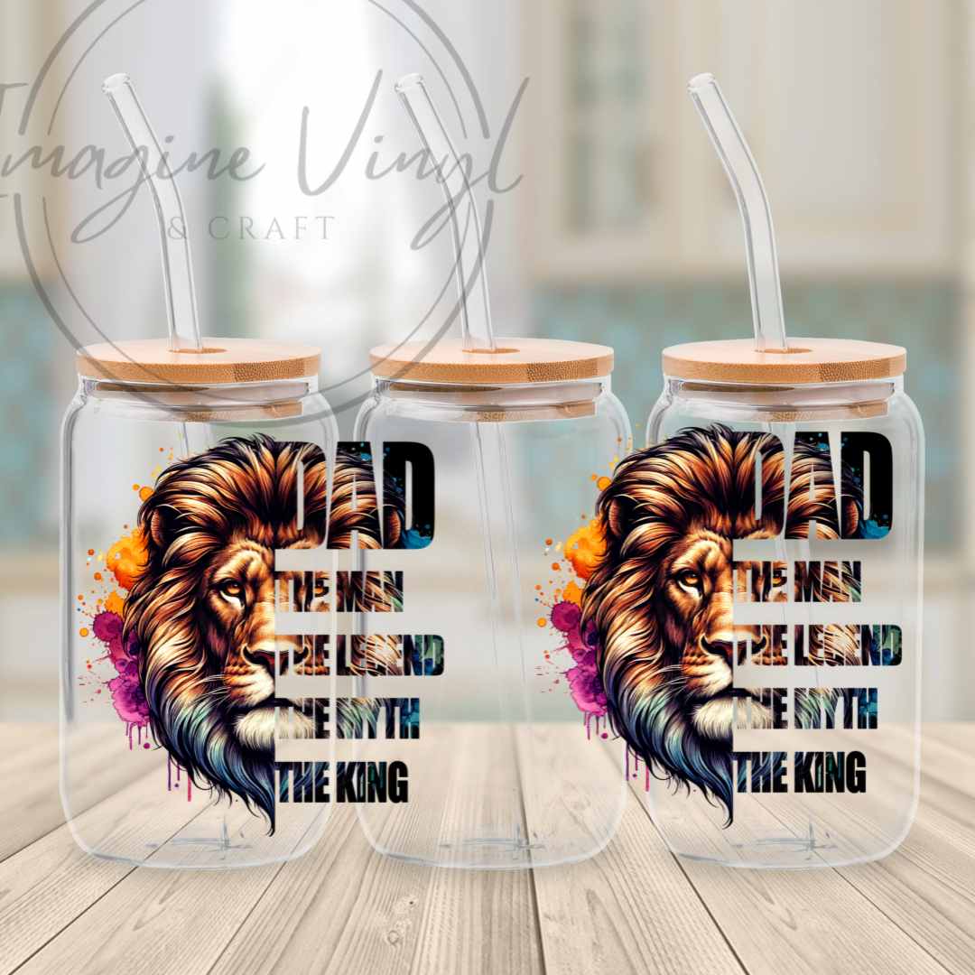 16oz UV DTF Wrap - Father's Day