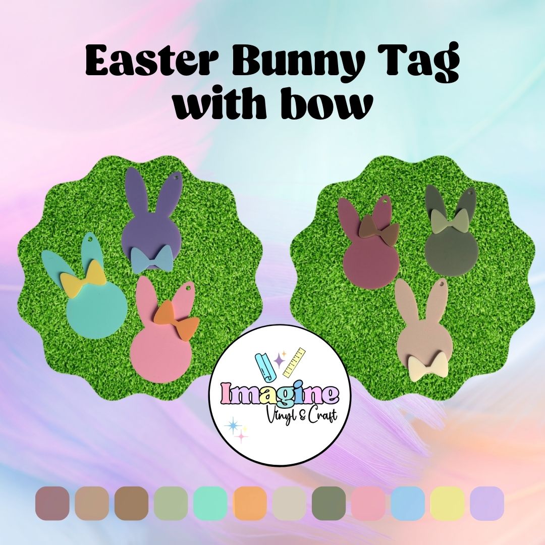 Bunny Tag with Bow