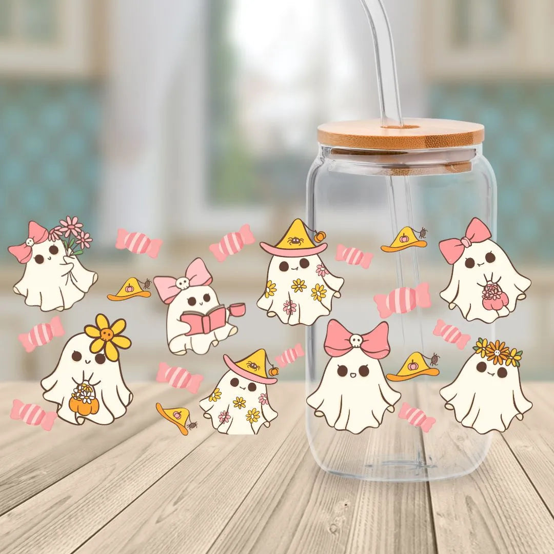 16oz UV DTF - Cute Halloween Series