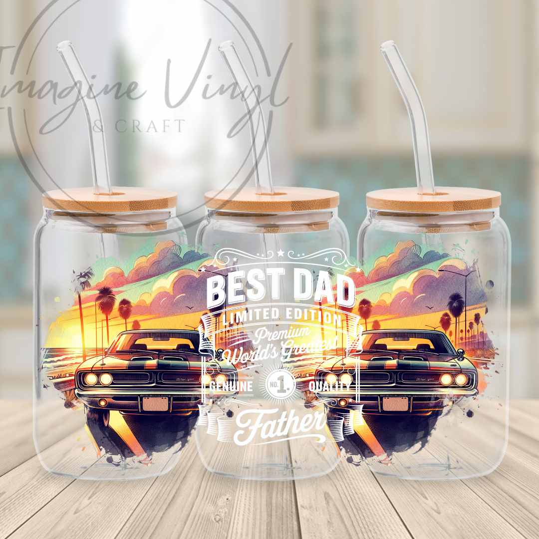 16oz UV DTF Wrap - Father's Day
