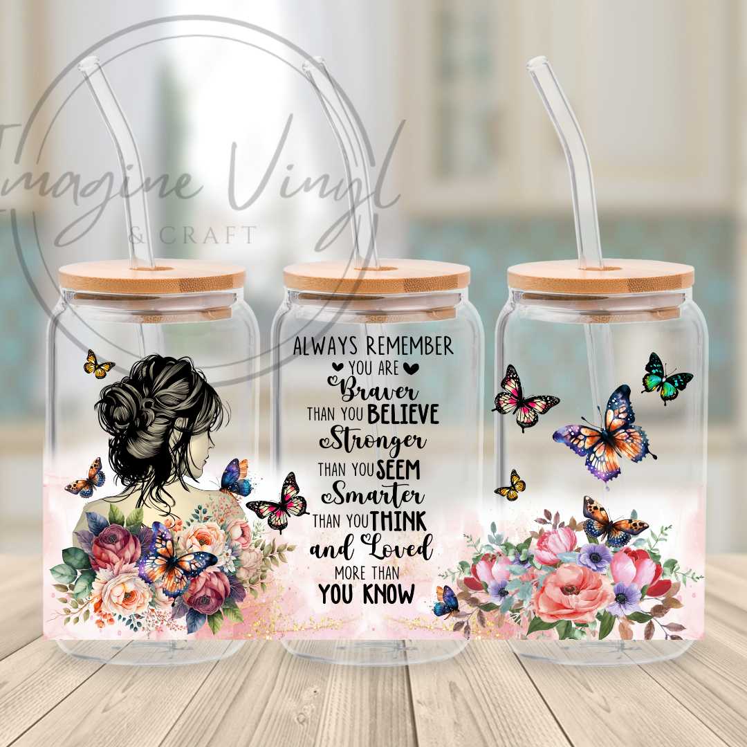 16oz UV DTF - Daily Affirmations