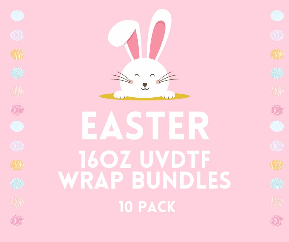 UV-DTF 16oz Easter Cup Wrap Bundles