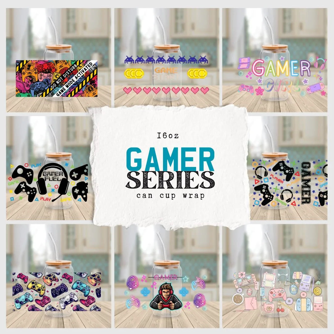 16oz UV DTF - Gamer Series