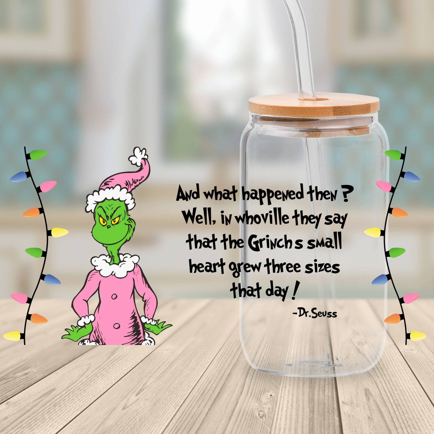 16oz Grinchmas Cup Wrap