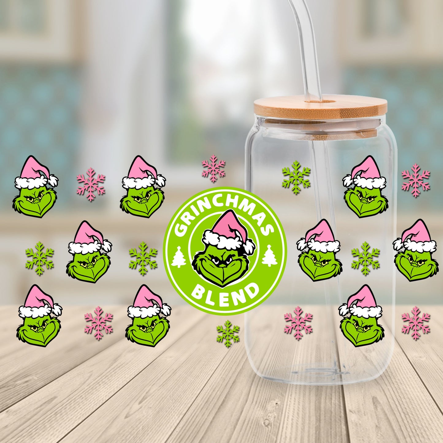 16oz Grinchmas Cup Wrap