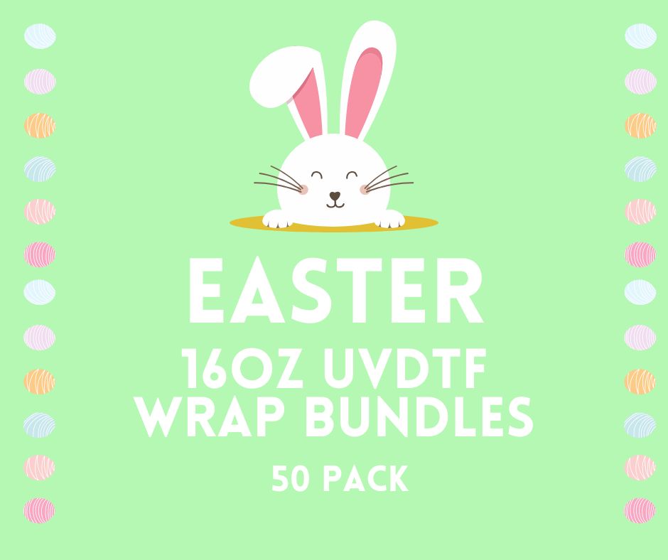UV-DTF 16oz Easter Cup Wrap Bundles