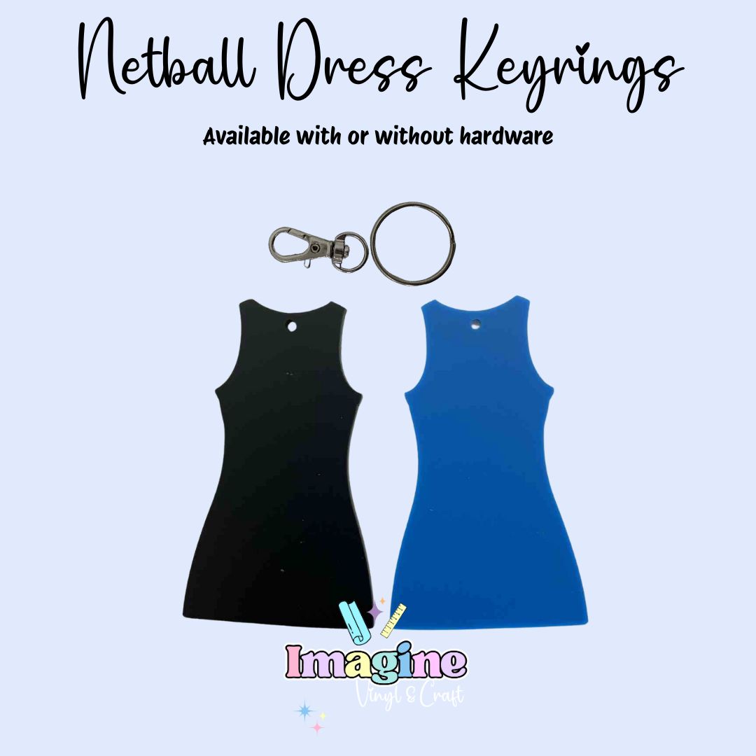 Netball Dress Keyrings
