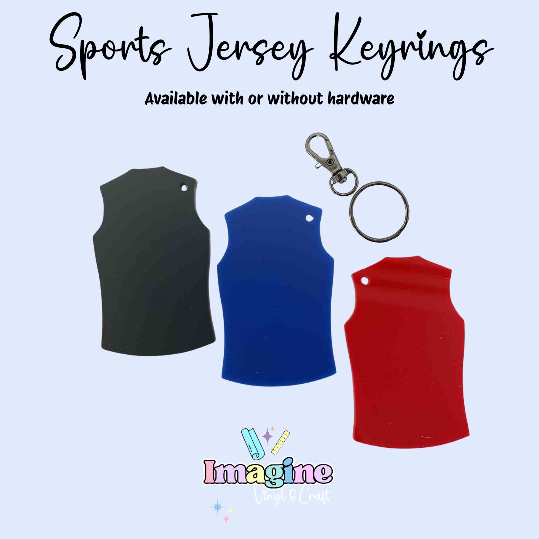 Sports Jersey Keyrings