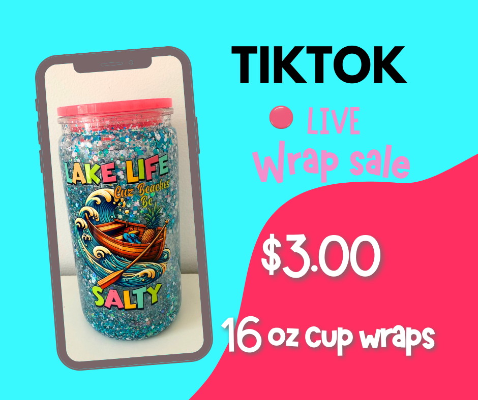 TikTok Live Wrap Sale