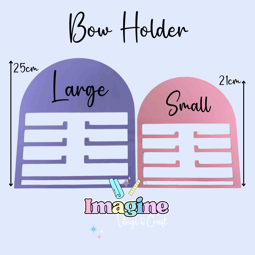 Acrylic Bow Holder - 2 Sizes