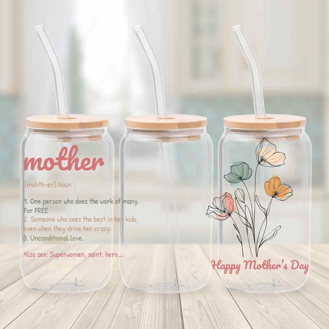 UV-DTF 16oz Mother's Day Cup Wrap