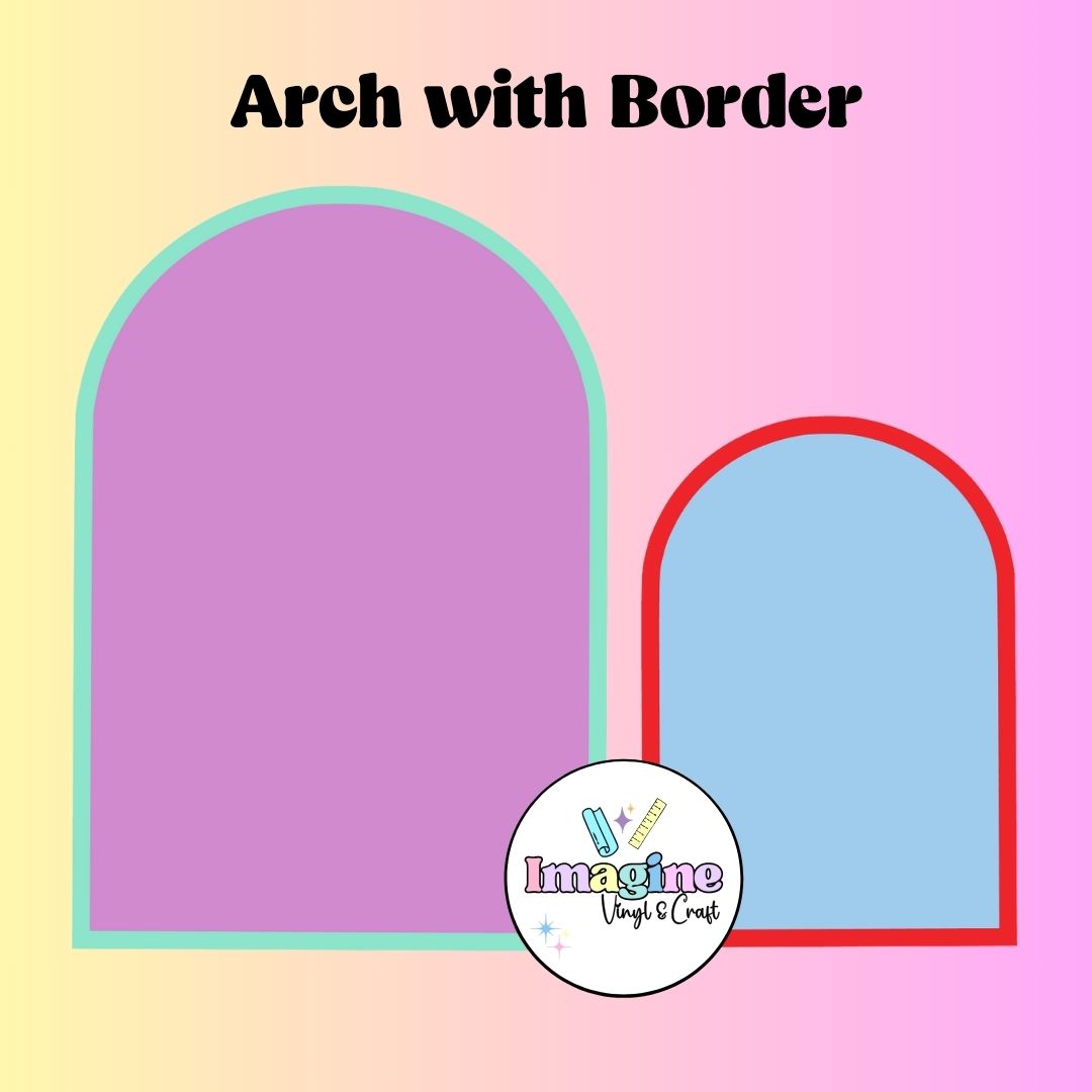 Acrylic Arch With Border