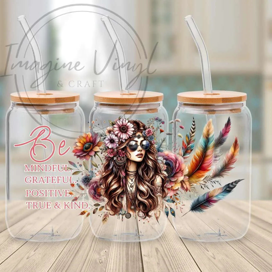 16oz UV DTF - Powerful Woman