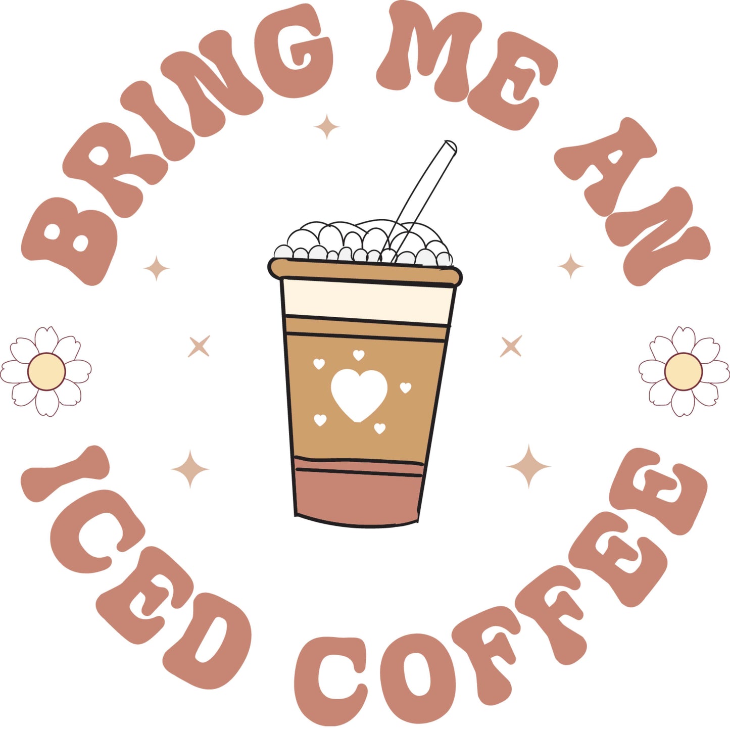 UV- DTF Boho Coffee