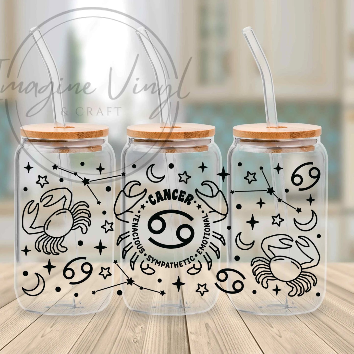 16oz UV DTF - Star Signs