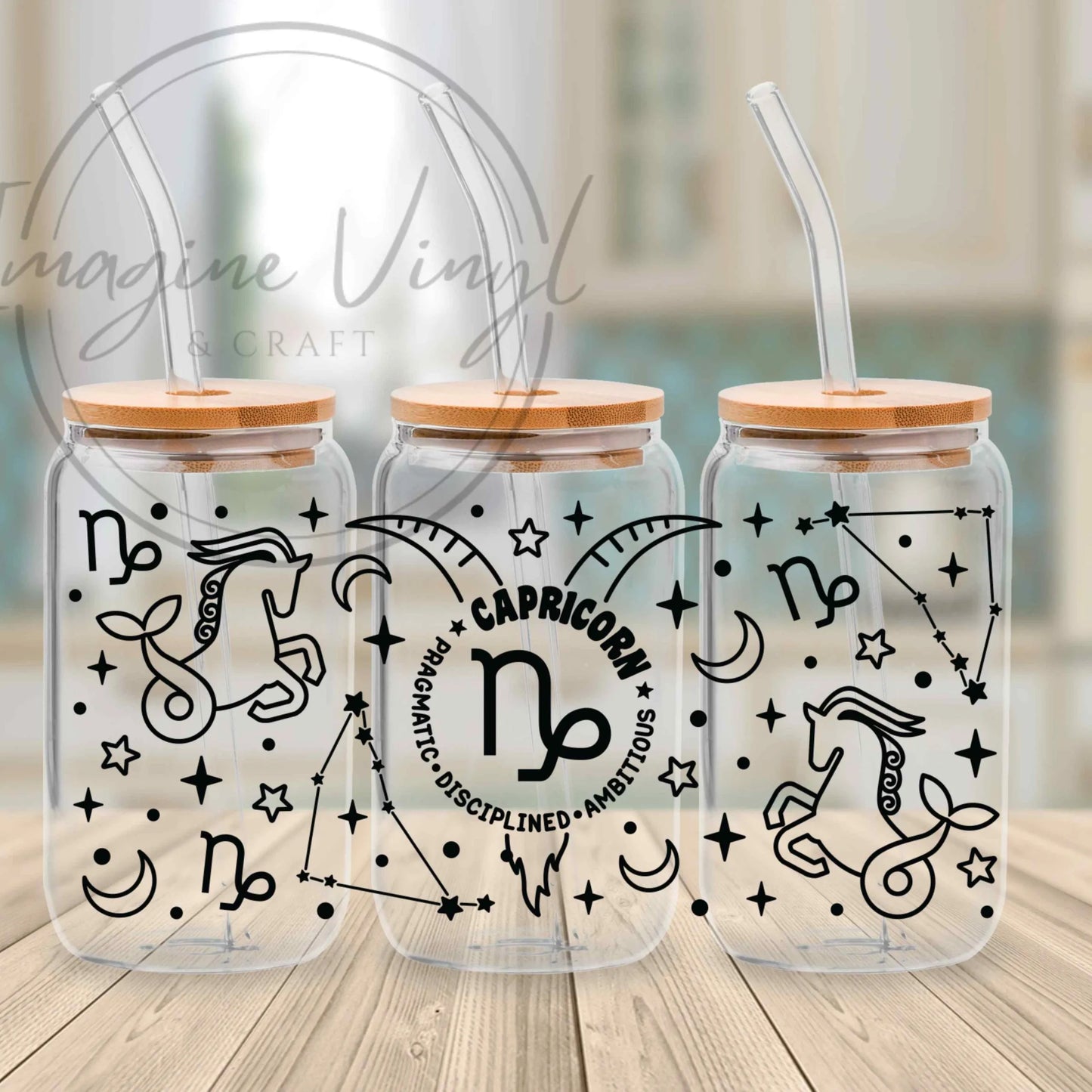 16oz UV DTF - Star Signs