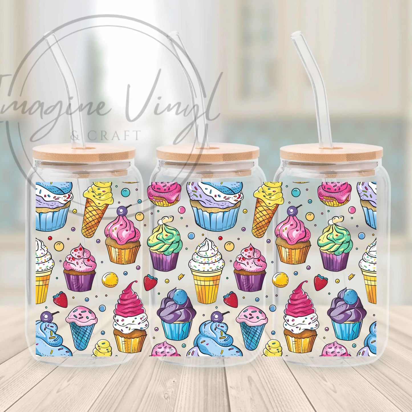 16oz UV DTF - Sweet Tooth