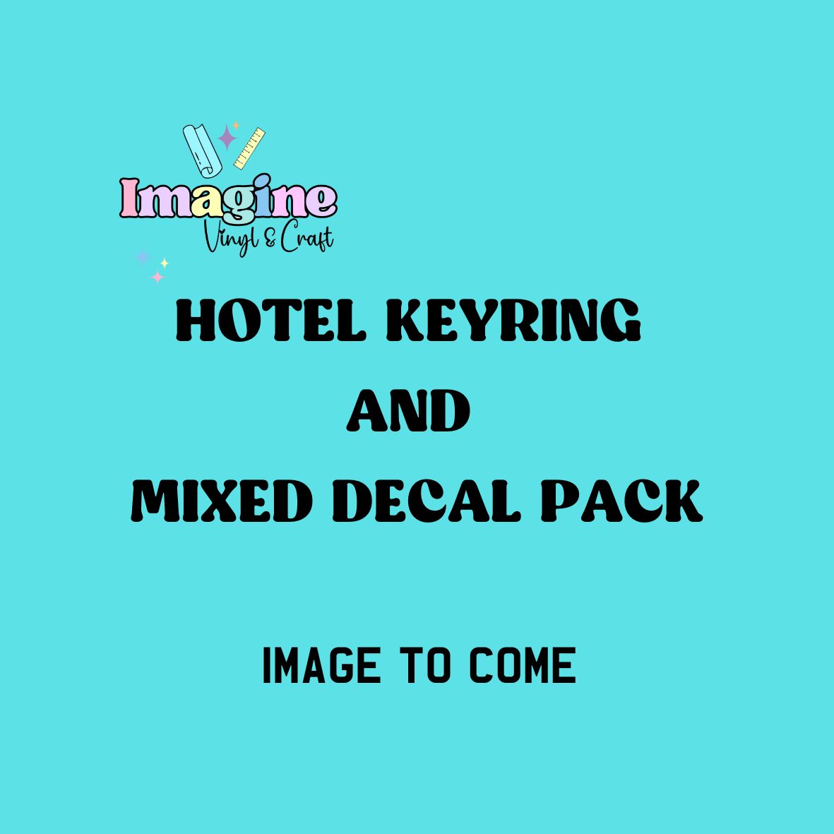 Hotel Keyring And UV-DTF Decal Kit