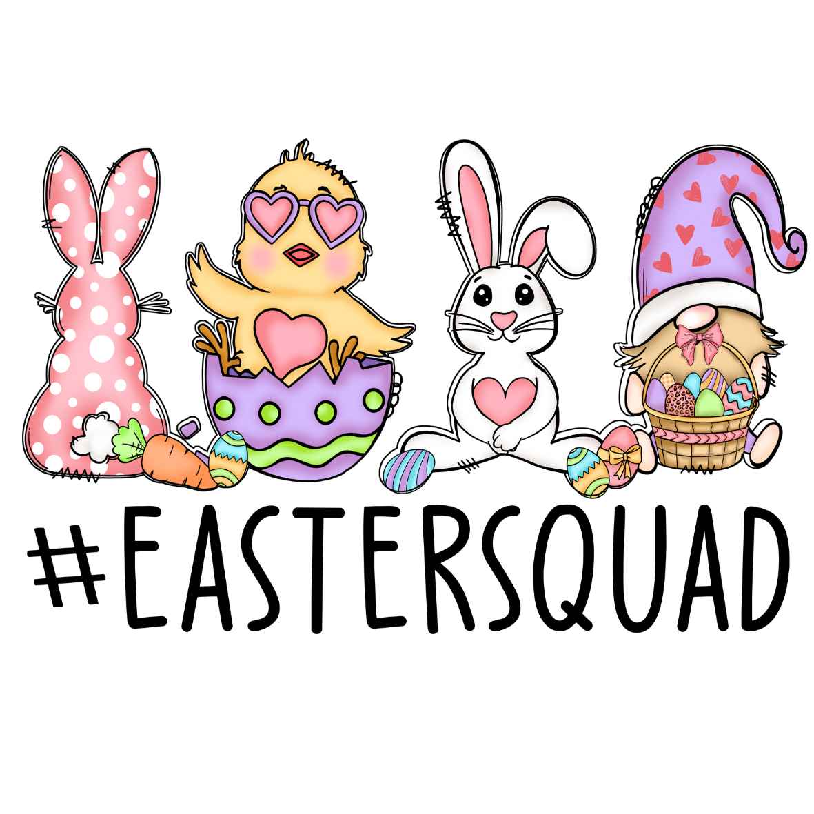 UV-DTF Easter Decals