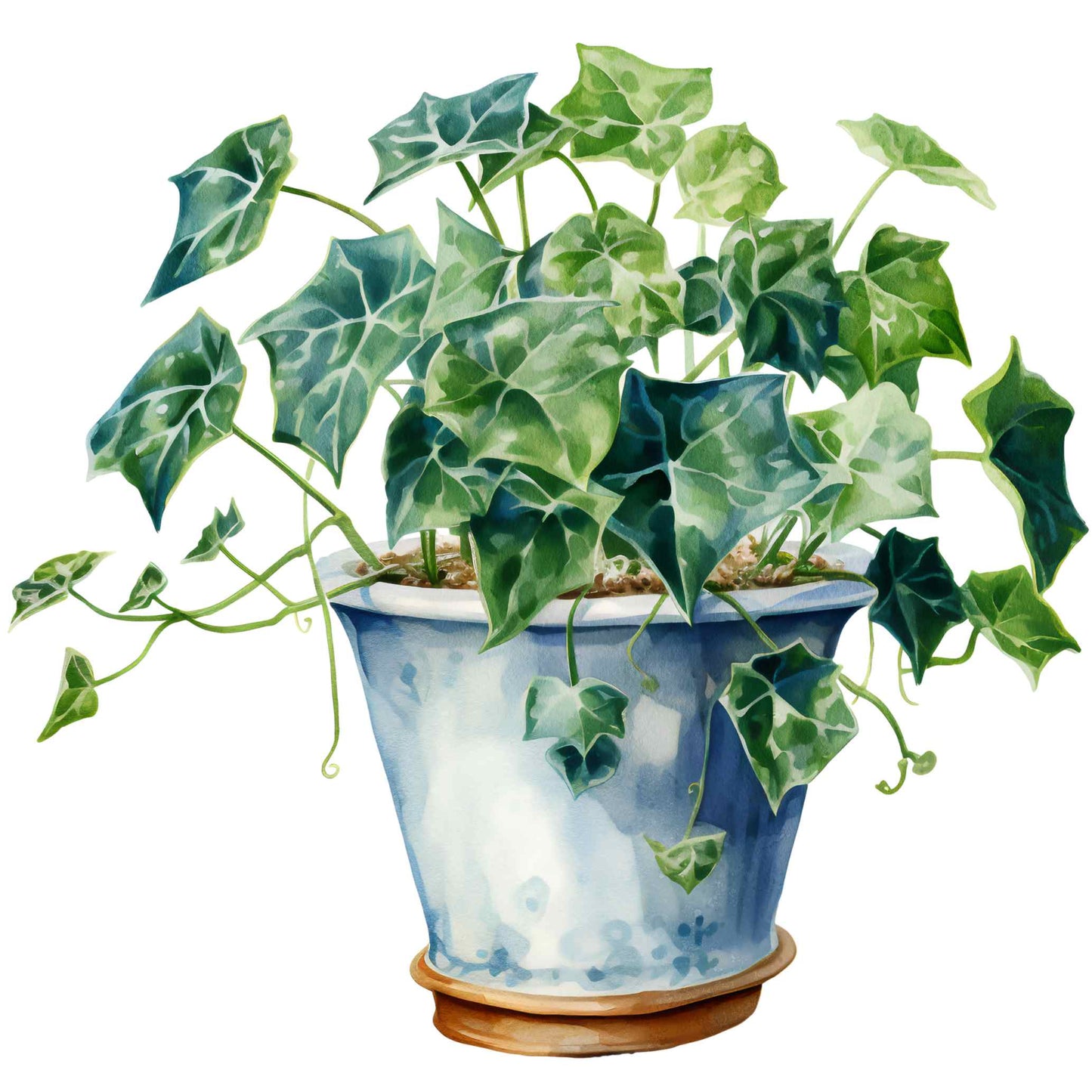 UV-DTF Pot Plant Paradise Decals