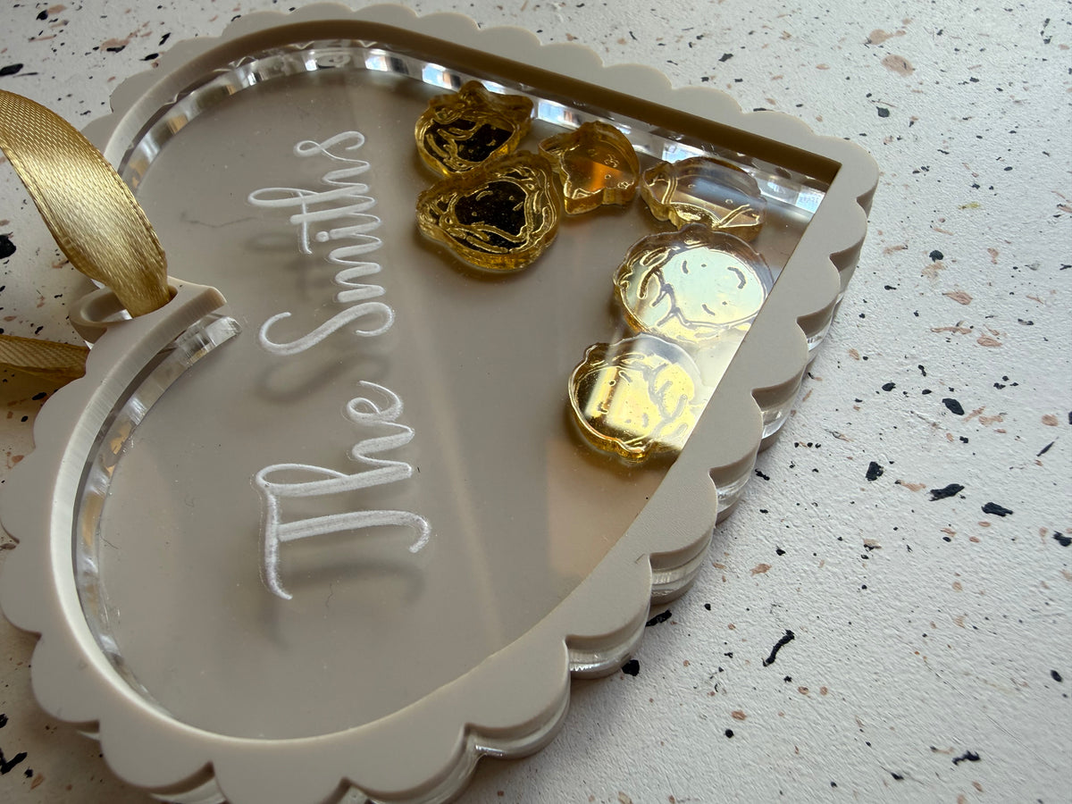 Heart Family Ornament