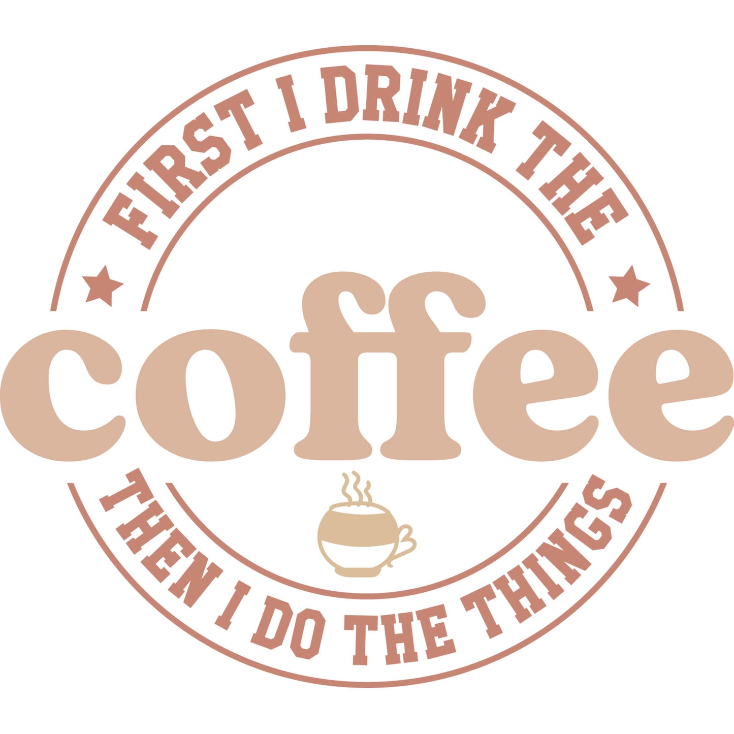 UV- DTF Boho Coffee