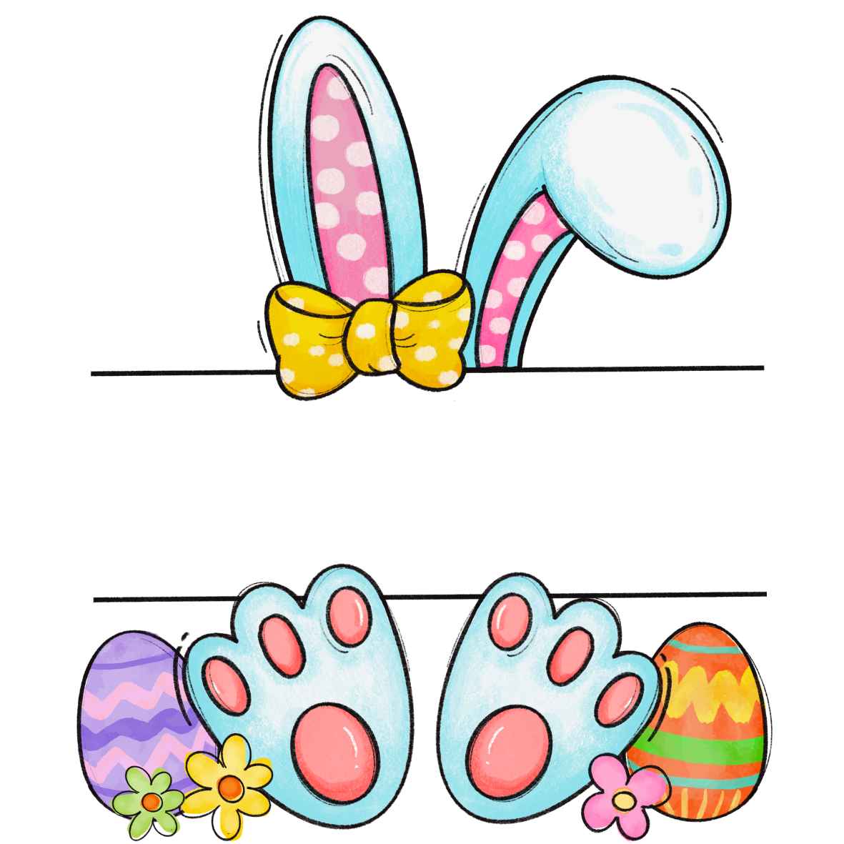 UV-DTF Easter Decals