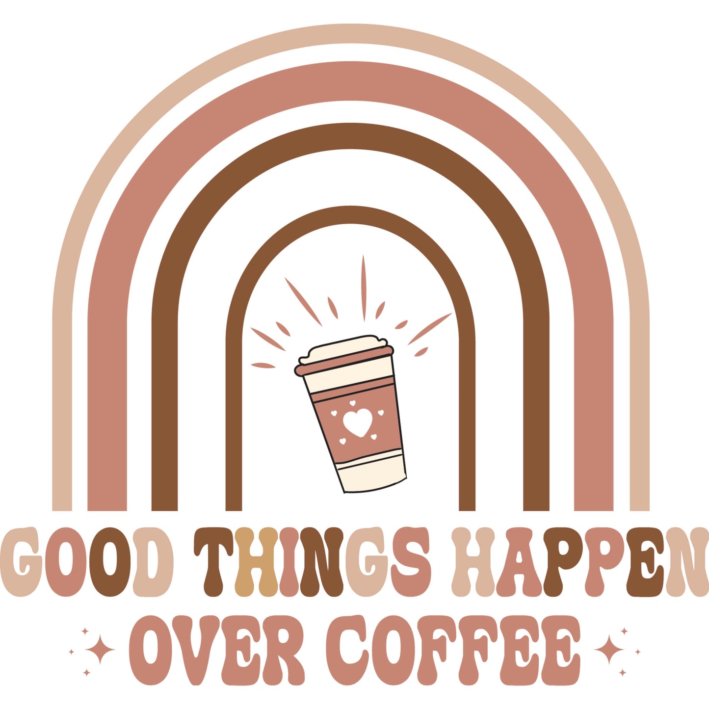 UV- DTF Boho Coffee