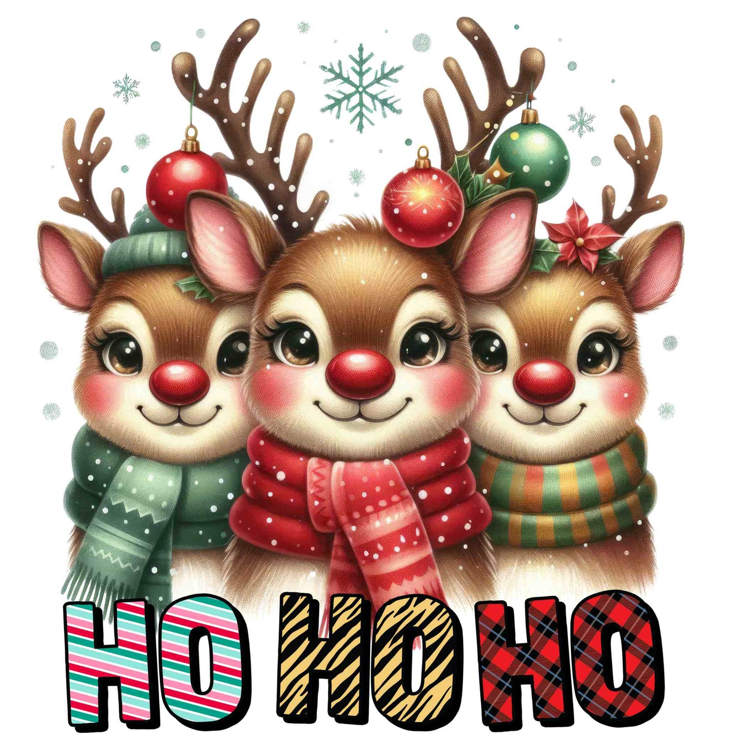 UV-DTF Vintage Christmas Decals