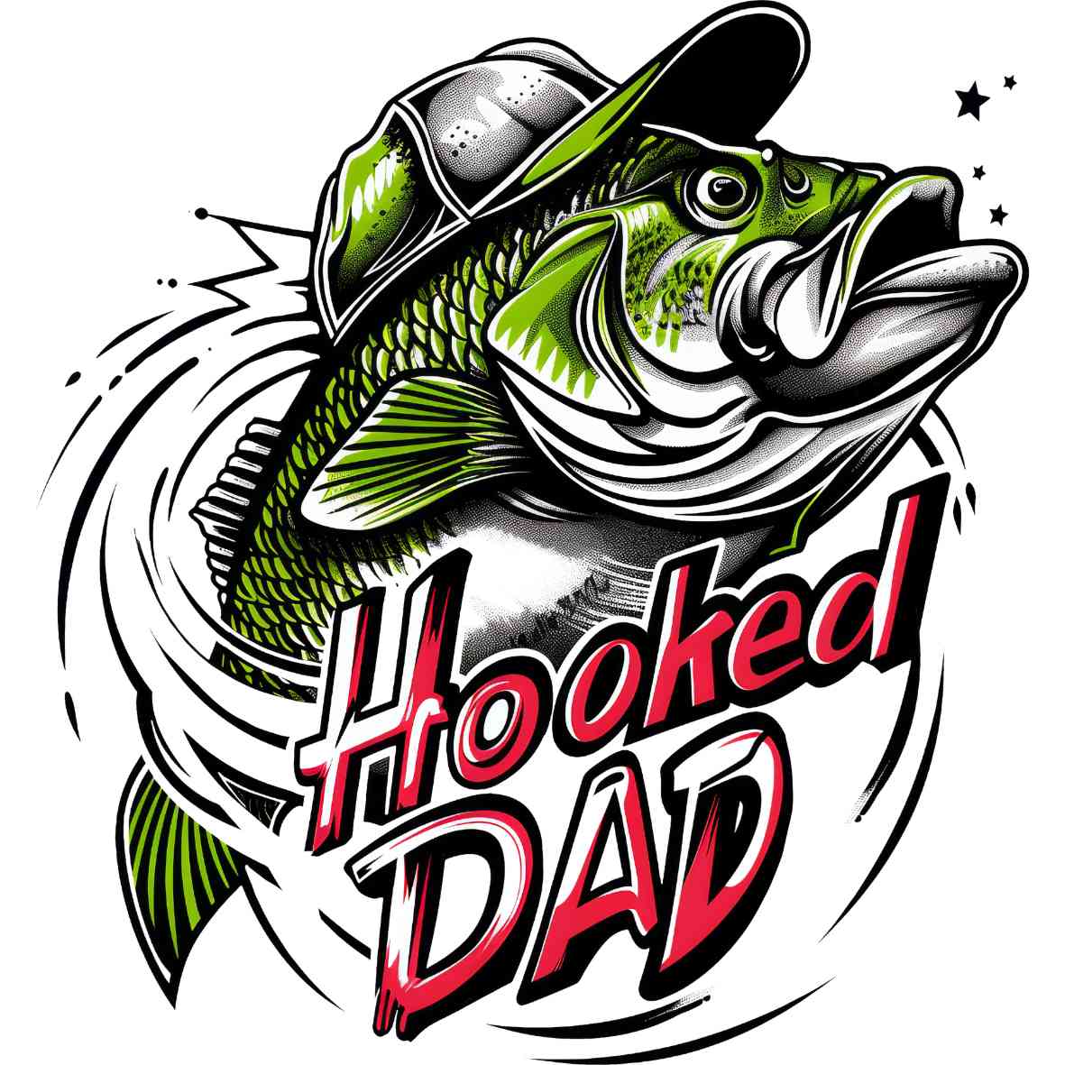UV- DTF Fishing For Bass