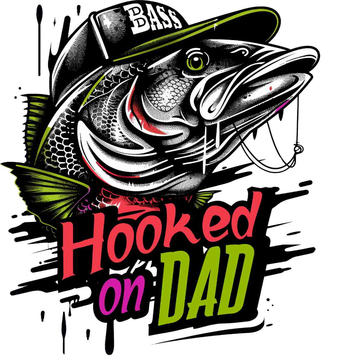 UV- DTF Fishing For Bass
