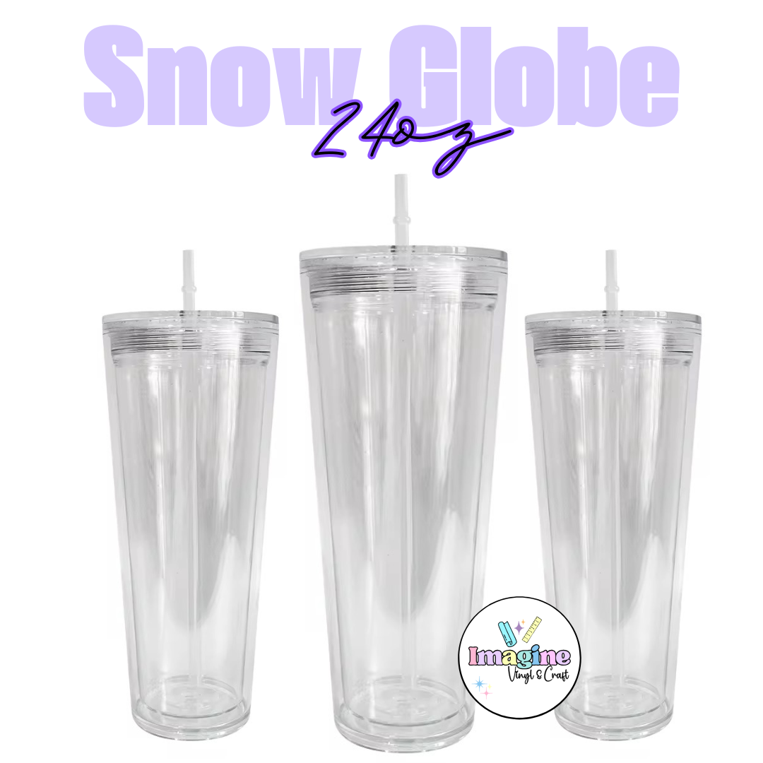 Large 24oz Snow Globe Cup