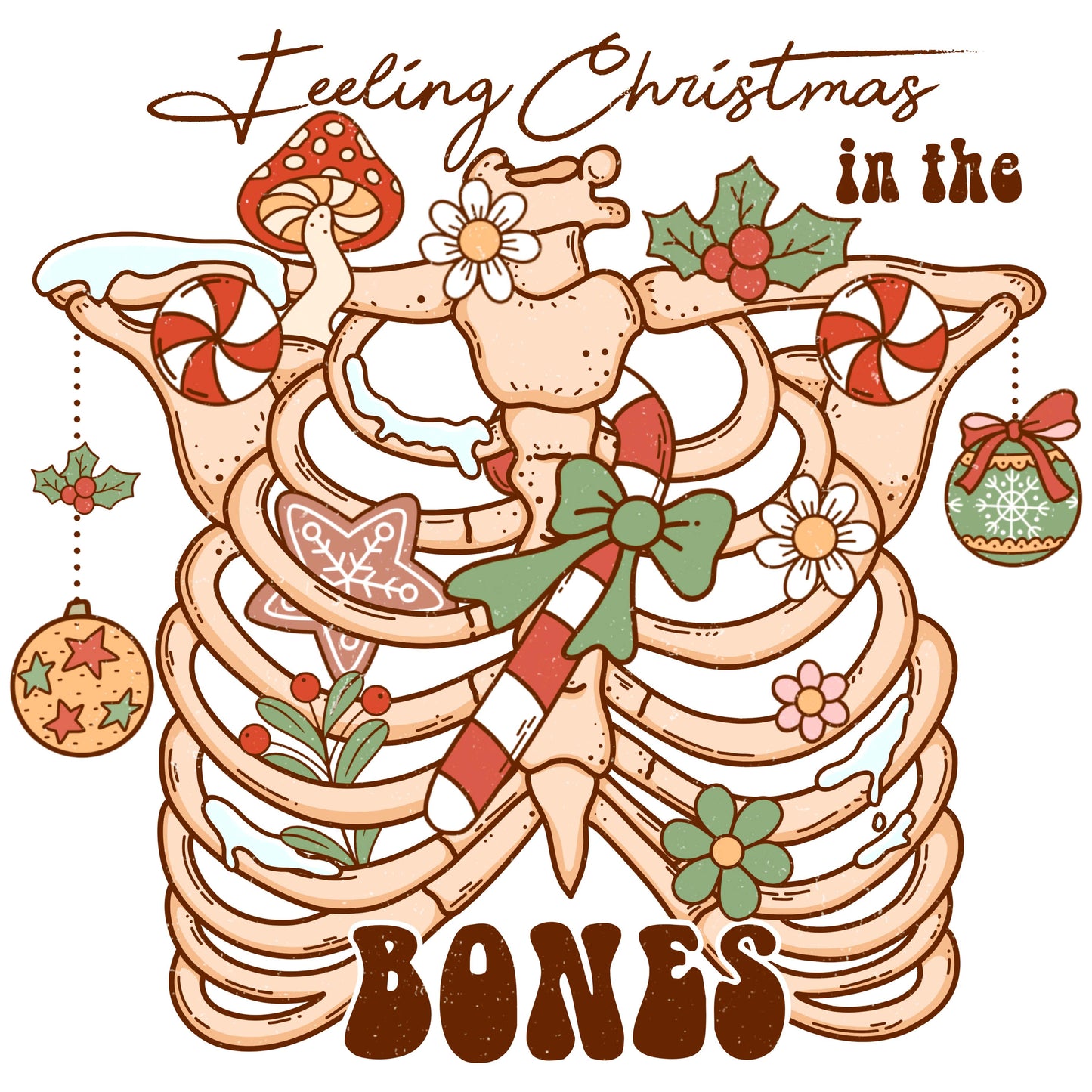 UV DTF -Hippy Christmas