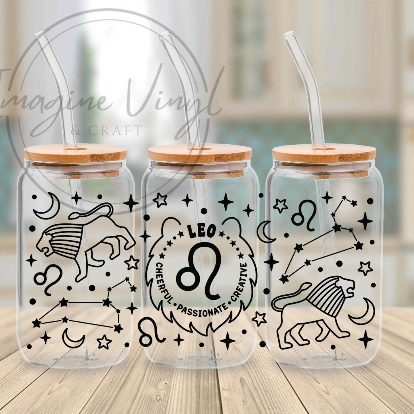 16oz UV DTF - Star Signs
