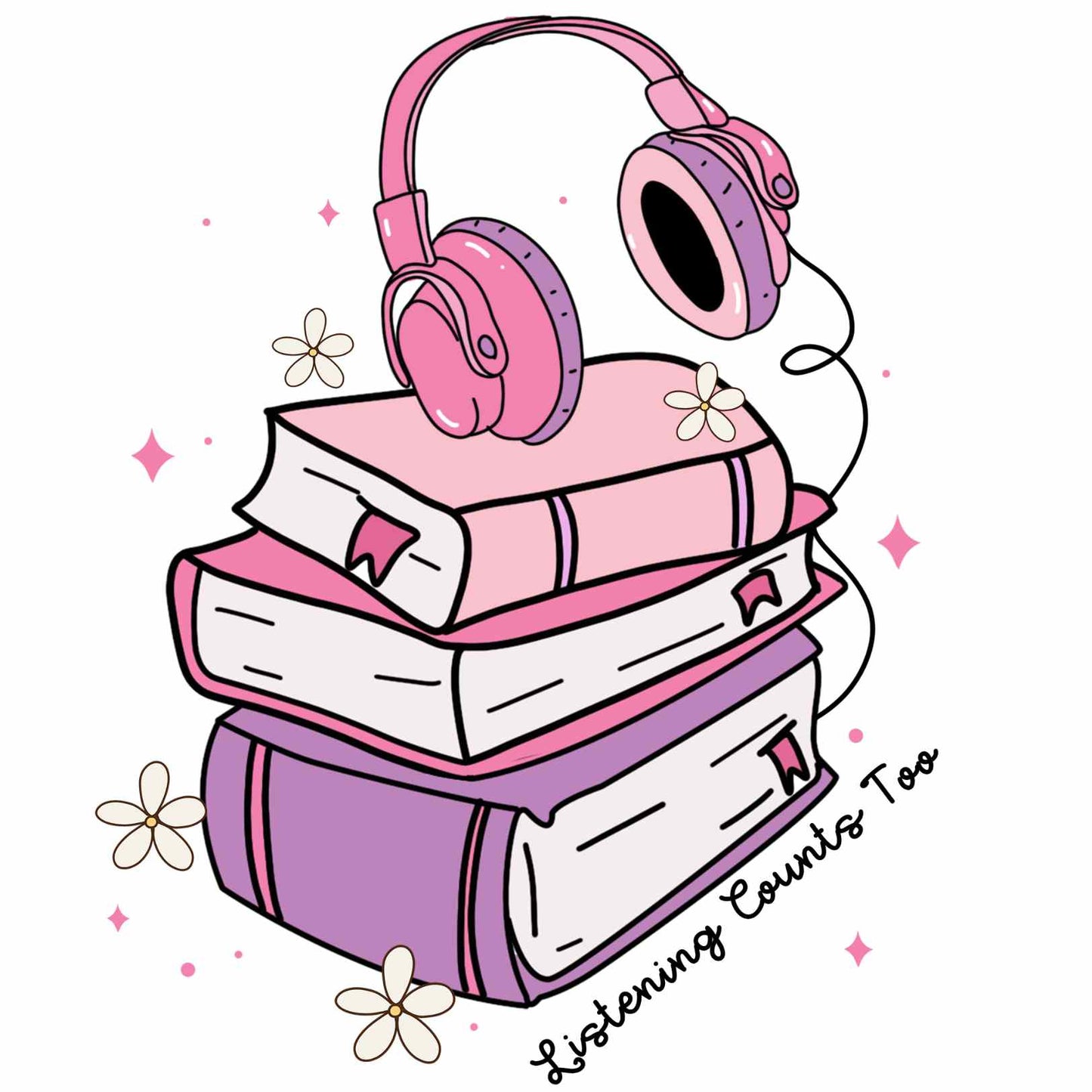 UV DTF - Pink Book Decals