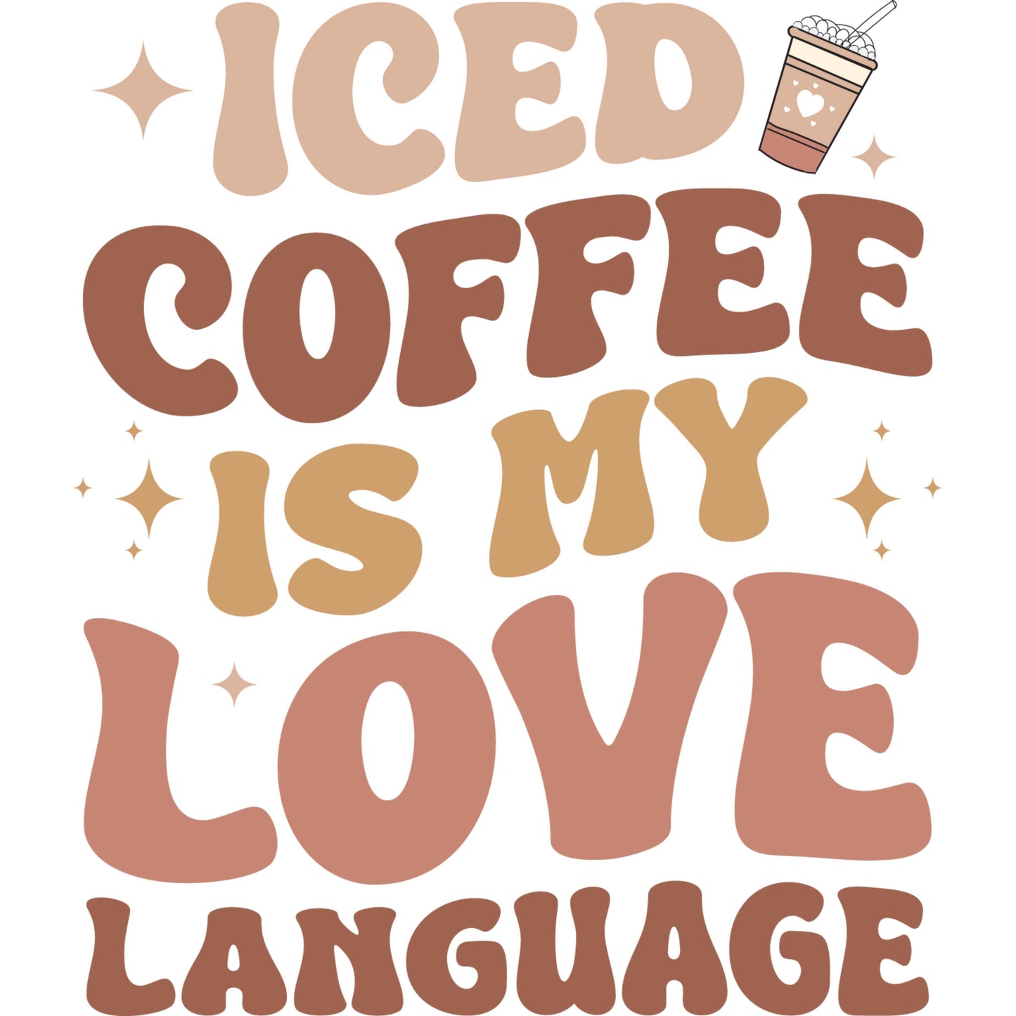 UV- DTF Boho Coffee