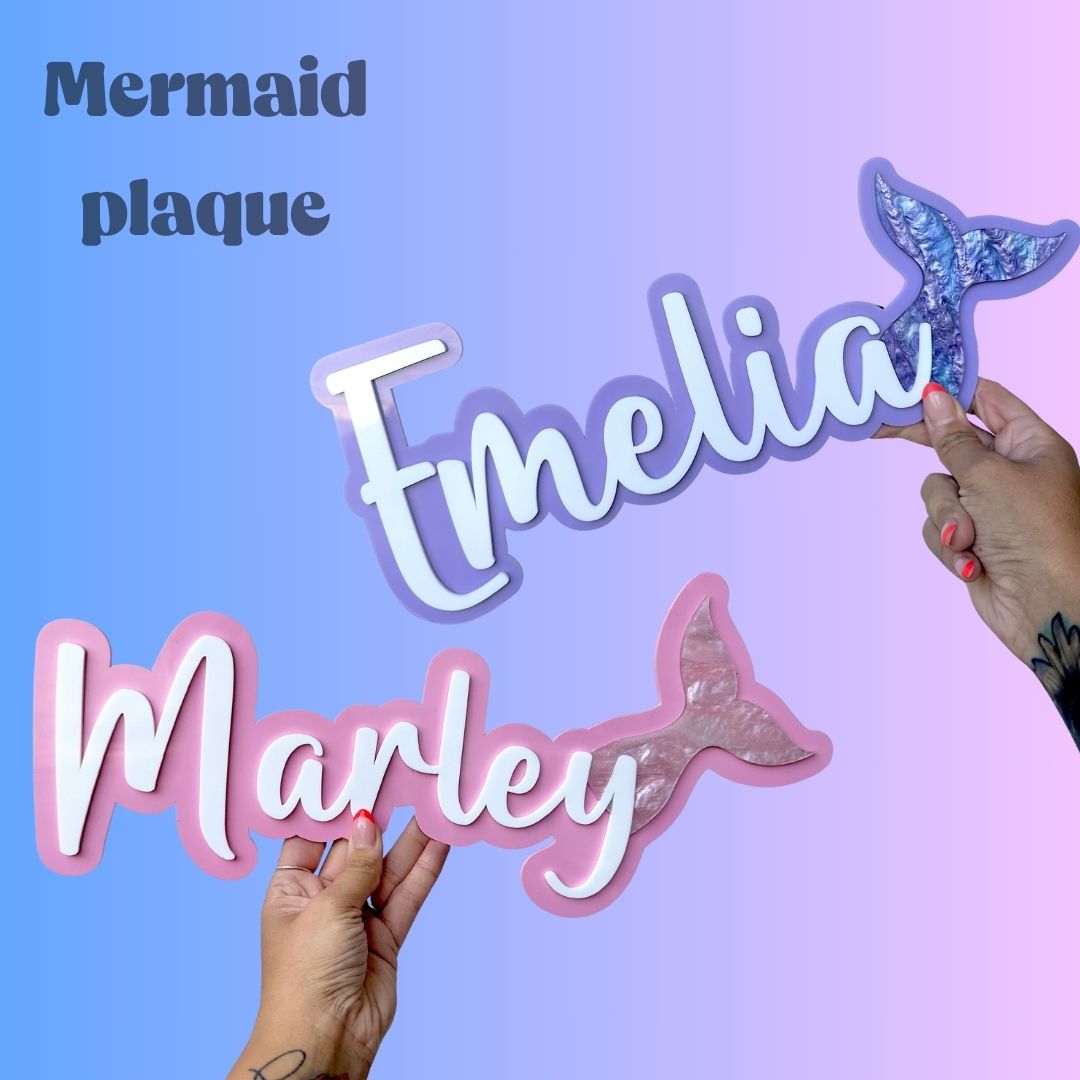 Mermaid plaque