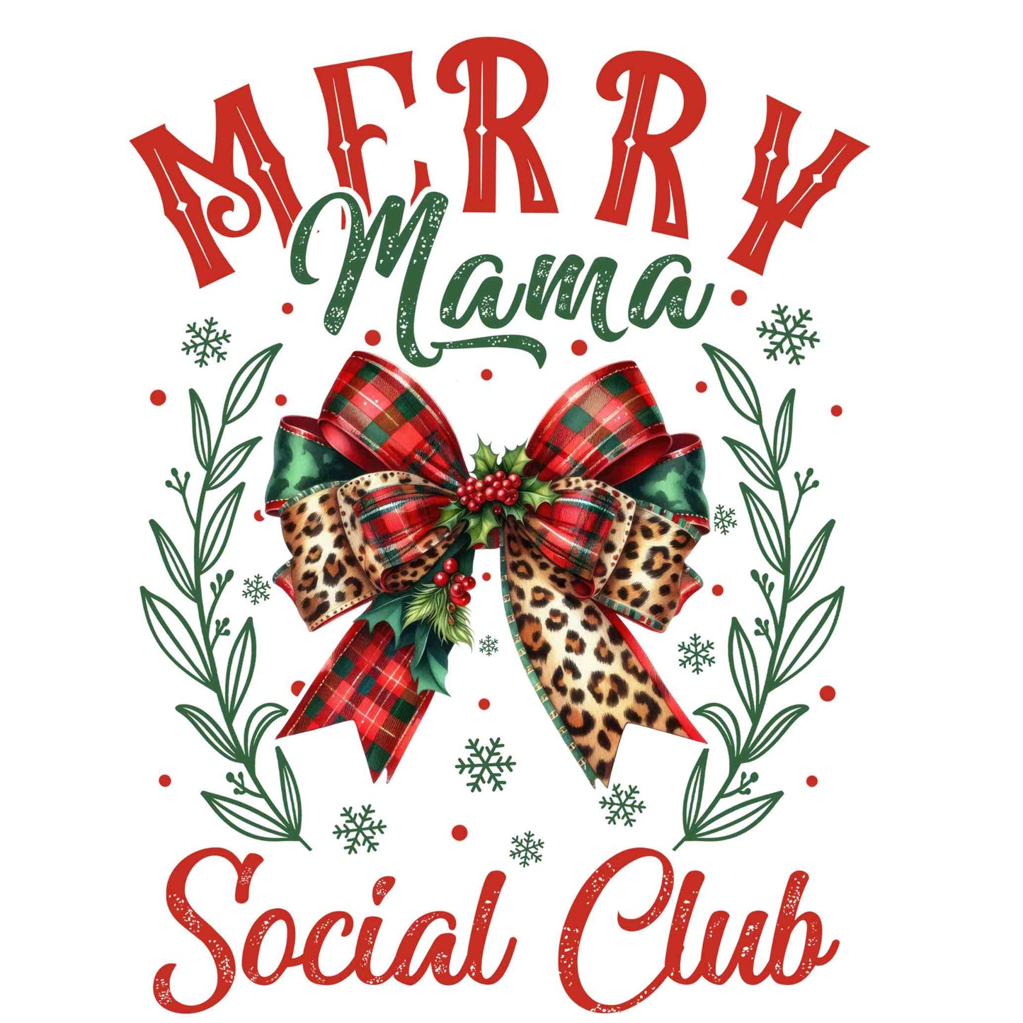 UV-DTF Vintage Christmas Decals