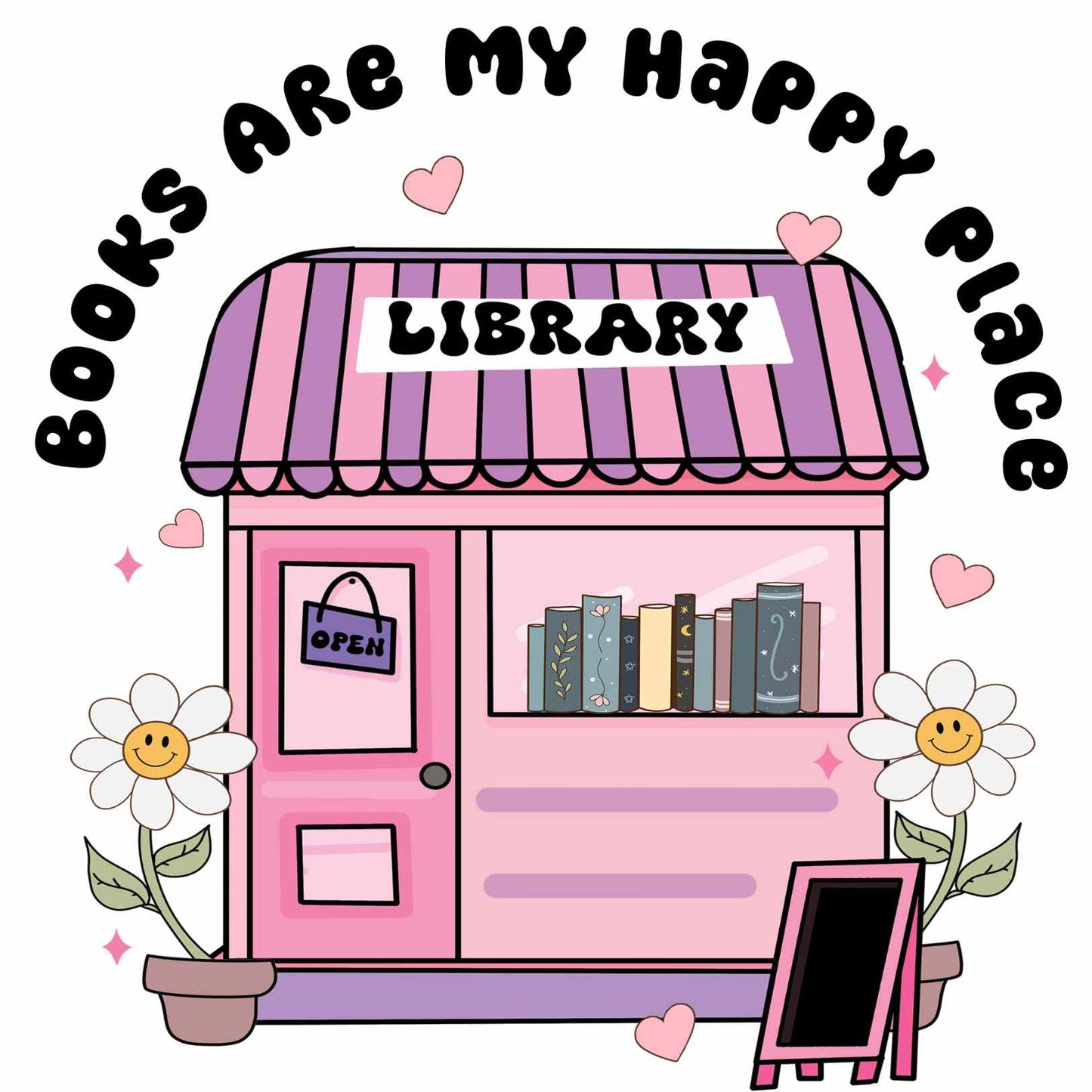 UV DTF - Pink Book Decals
