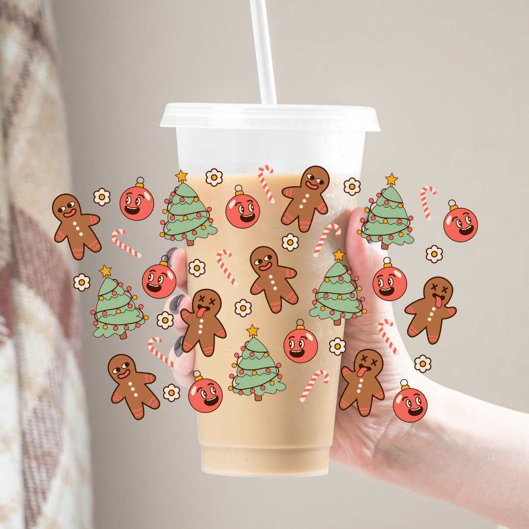 UVDTF 24oz Christmas Cold Cup Wraps
