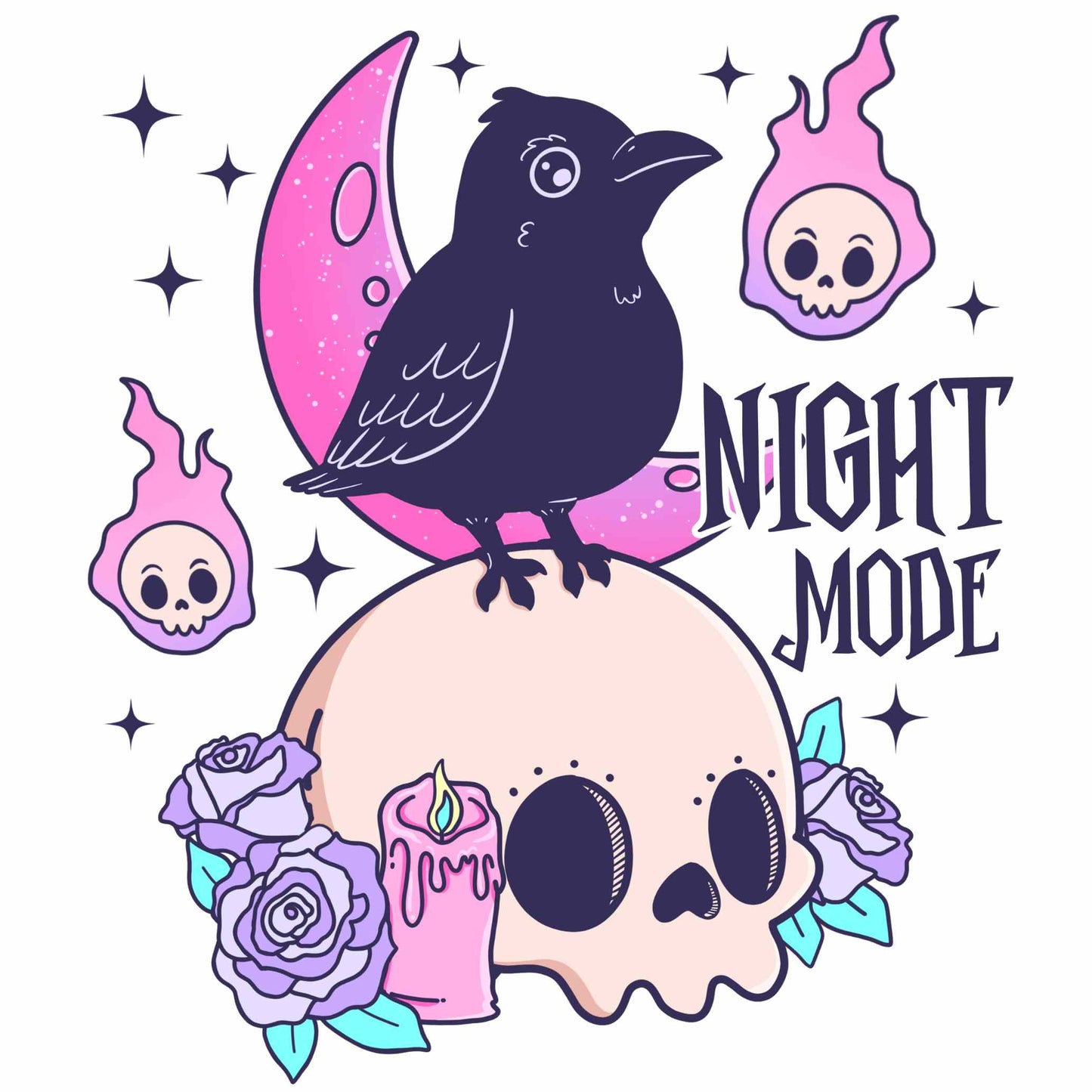 UV DTF - Spooky Pastels Decal