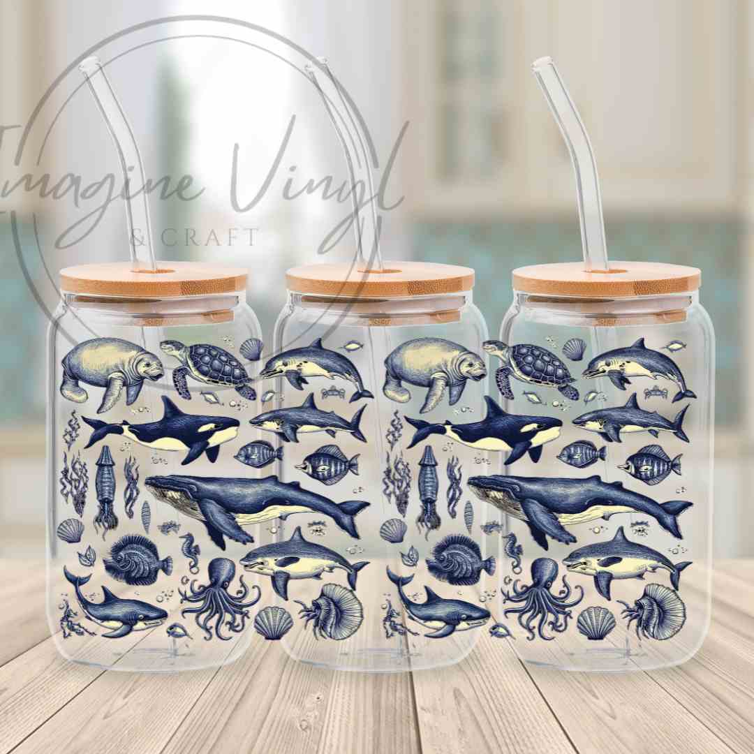 16oz UV DTF - Better In Blue