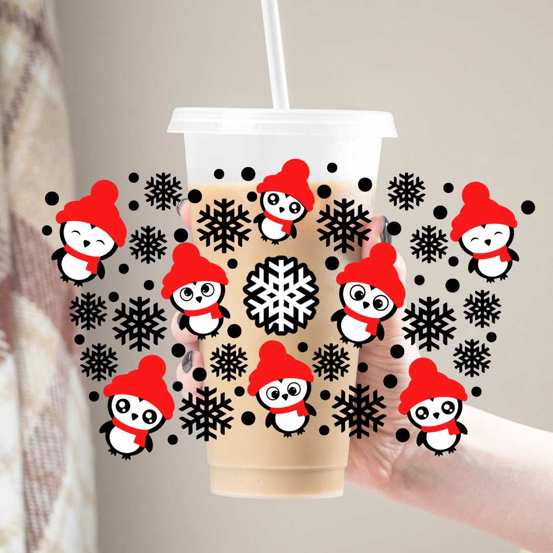 UVDTF 24oz Christmas Cold Cup Wraps